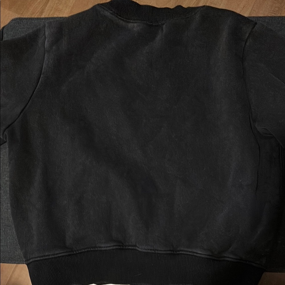 Black Crewneck Women’s sweatshirt - Picture 3 of 3